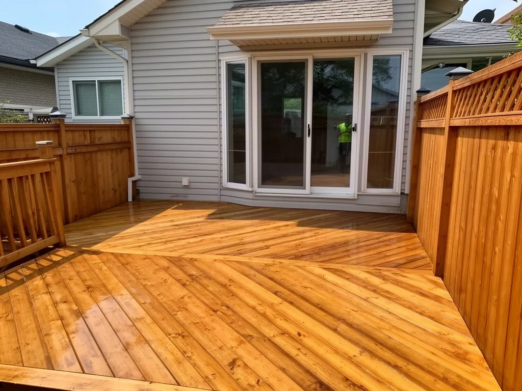 After — Deck Cleaning & Power Washing in Winnipeg