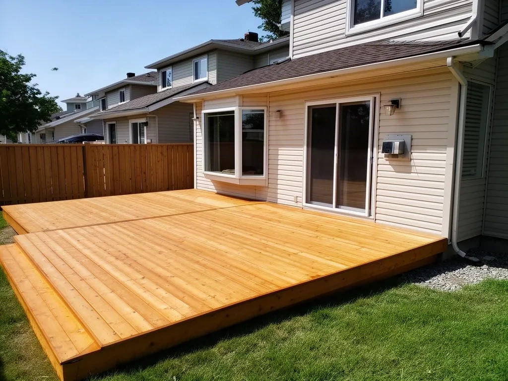 After — Deck Staining & Sealing in Winnipeg