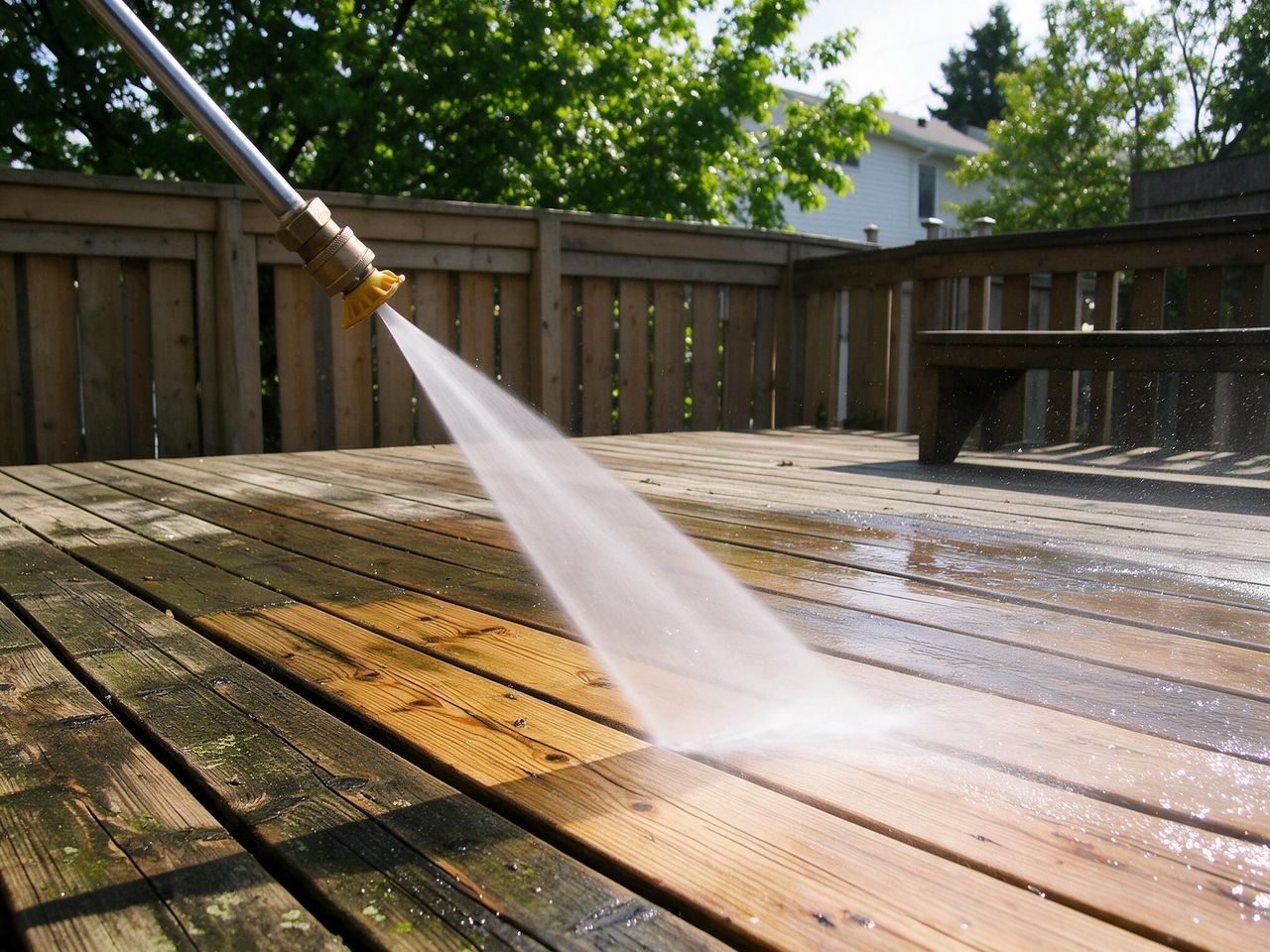 Deck Cleaning & Power Washing in Winnipeg — Deck Staining Winnipeg