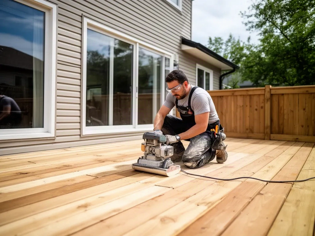 Deck Sanding & Restoration in Winnipeg — Deck Staining Winnipeg