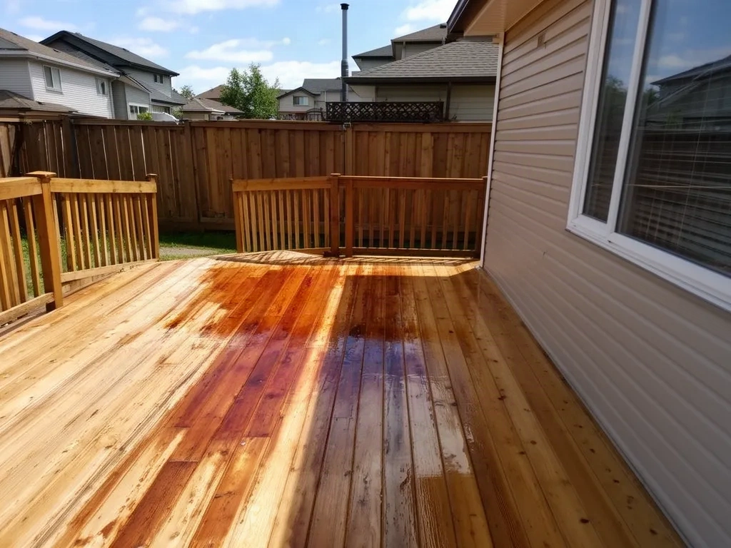 Deck Cleaning & Power Washing in Winnipeg — project photo