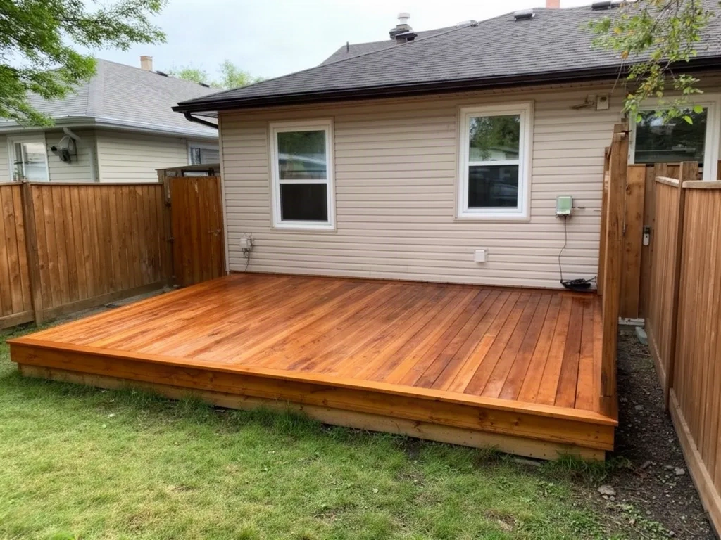 Deck Staining & Sealing in Winnipeg — project photo