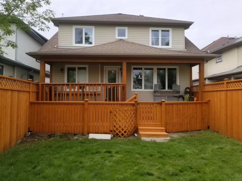Fence Staining & Painting in Winnipeg — project photo