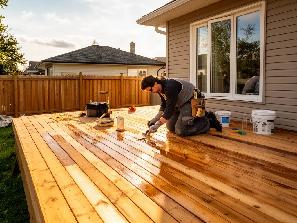 Our Services — Deck Staining Winnipeg